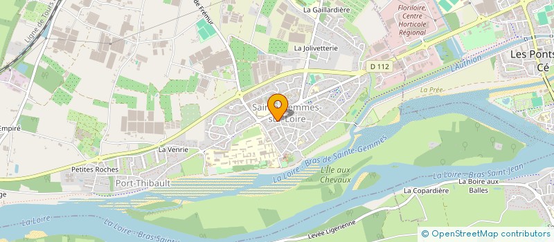 localisation de l'entreprise LE COIN LUDIQUE  STE GEMMES SUR LOIRE