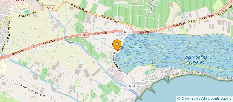 localisation de l'entreprise LE COIN PERDU à HYERES