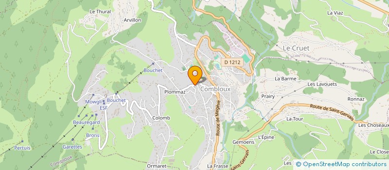 localisation de l'entreprise LE COIN SAVOYARD à COMBLOUX