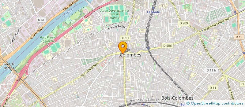 localisation de l'entreprise LE COIN SOLEIL à COLOMBES