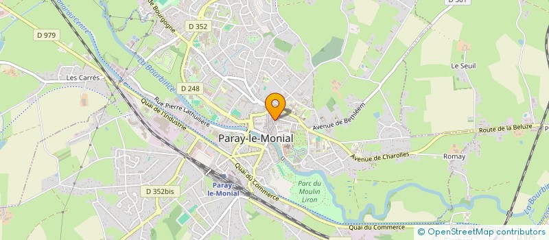localisation de l'entreprise LE COIN SUCRE SALE à PARAY-LE-MONIAL