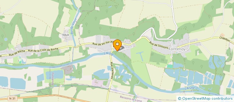 localisation de l'entreprise LE COIN ZIKOS  FONTENOY