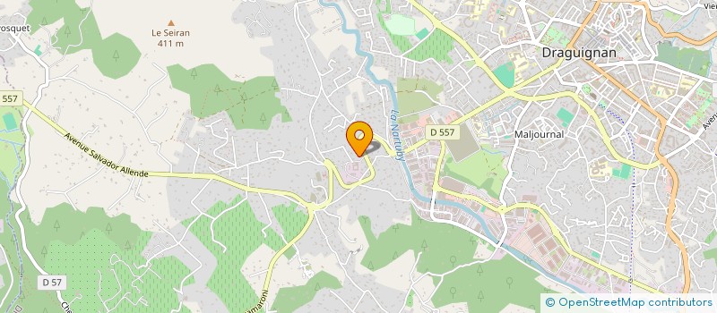 localisation de l'entreprise LE COL DE L ANGE à DRAGUIGNAN