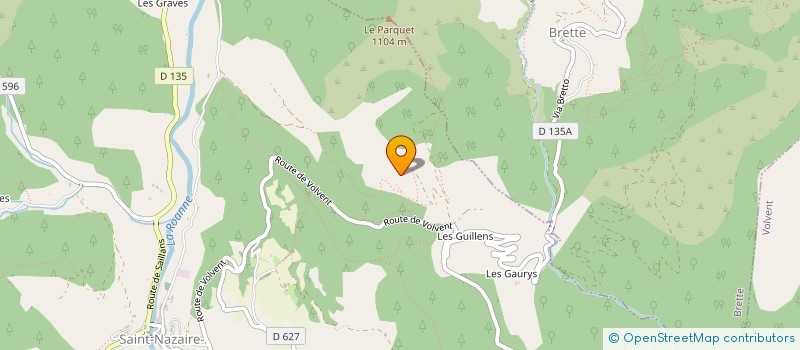 localisation de l'entreprise LE COL DE LA CHAUDIERE  LA CHAUDIERE