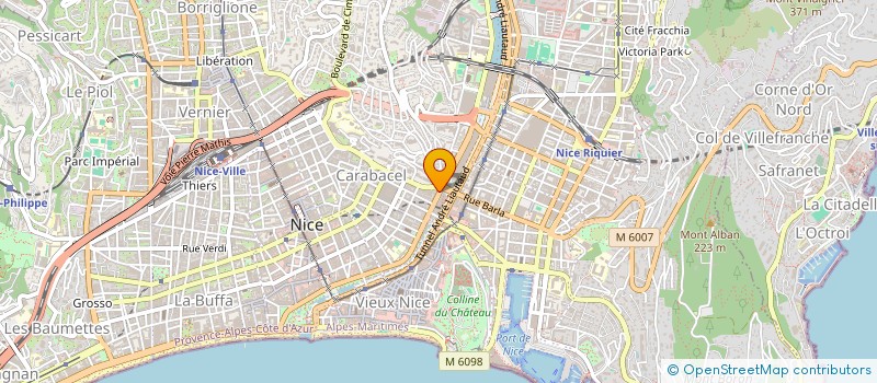 localisation de l'entreprise LE COL VERT à NICE