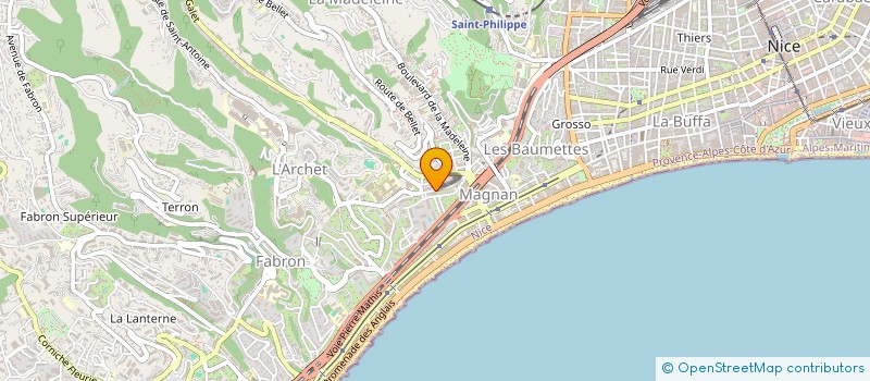 localisation de l'entreprise LE COLBERT à NICE