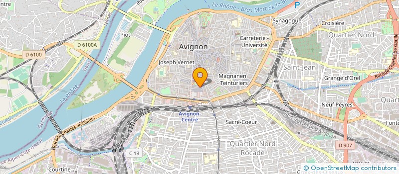 localisation de l'entreprise LE COLBERT  AVIGNON