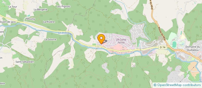 localisation de l'entreprise LE COLBERT à SAINTE-MAXIME