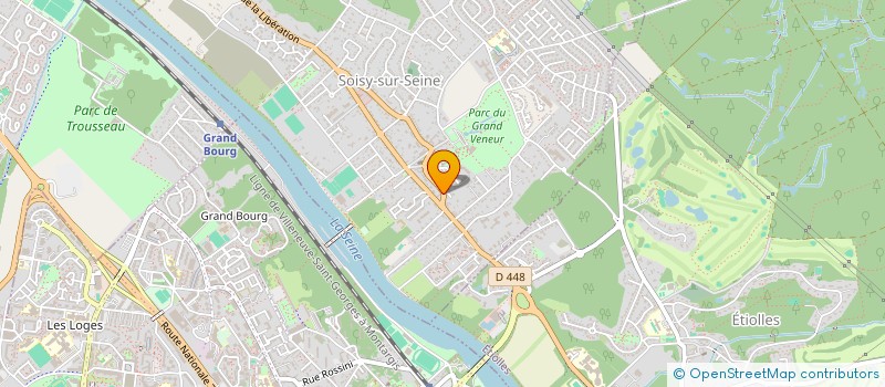 localisation de l'entreprise LE COLEOSCOPE à SOISY-SUR-SEINE