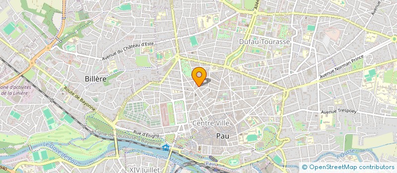 localisation de l'entreprise LE COLIBRI à PAU