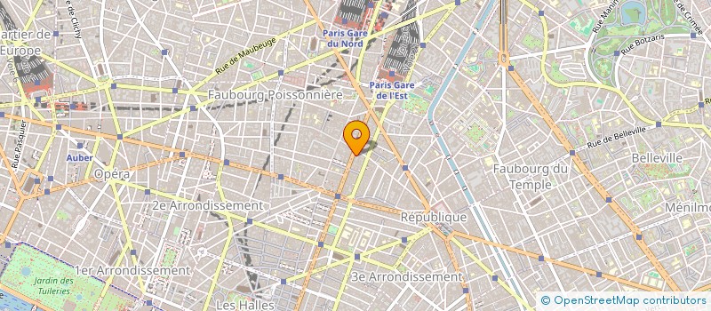 localisation de l'entreprise LE COLIBRI à PARIS
