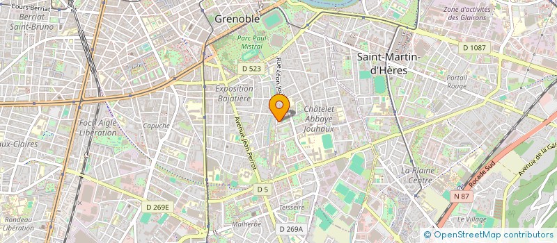 localisation de l'entreprise LE COLIBRI  GRENOBLE