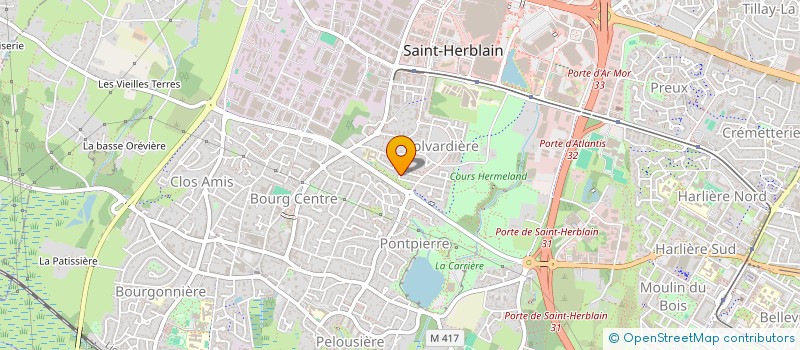 localisation de l'entreprise LE COLIBRI  SAINT-HERBLAIN