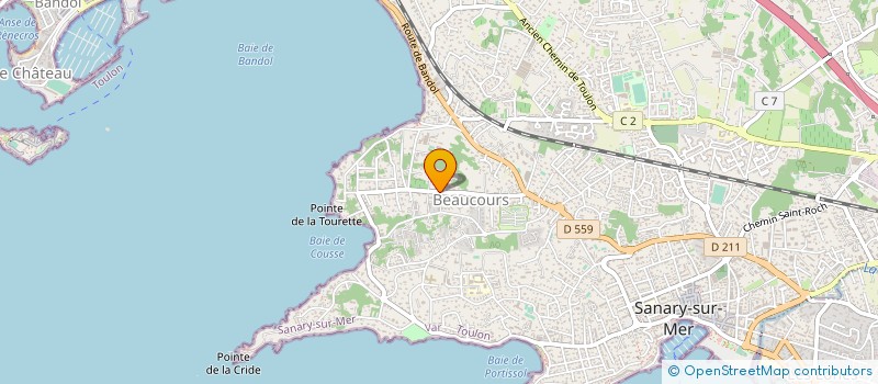 localisation de l'entreprise LE COLIBRI à SANARY-SUR-MER