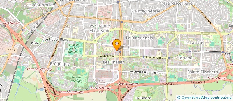 localisation de l'entreprise LE COLIBRI  RENNES