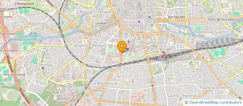 localisation de l'entreprise LE COLIBRI  RENNES