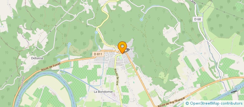 localisation de l'entreprise LE COLIBRI  DURAVEL