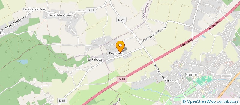 localisation de l'entreprise LE COLIBRI  NAINTRE