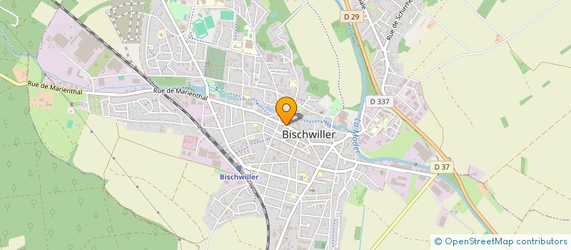 localisation de l'entreprise LE COLIBRI  BISCHWILLER