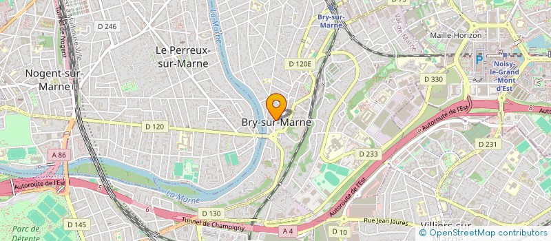 localisation de l'entreprise LE COLIBRY  BRY-SUR-MARNE