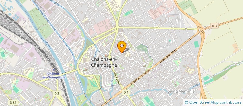 localisation de l'entreprise LE COLISEE à CHALONS-EN-CHAMPAGNE