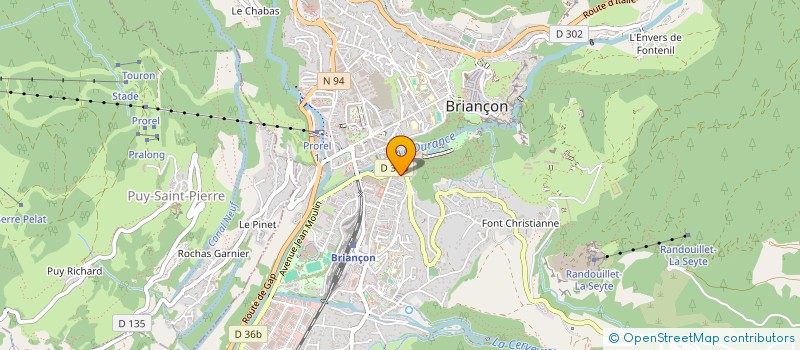 localisation de l'entreprise LE COLISEE à BRIANCON