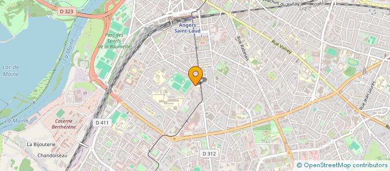 localisation de l'entreprise LE COLISEE à ANGERS