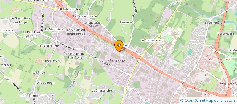 localisation de l'entreprise LE COLISEE  SAINT-HERBLAIN