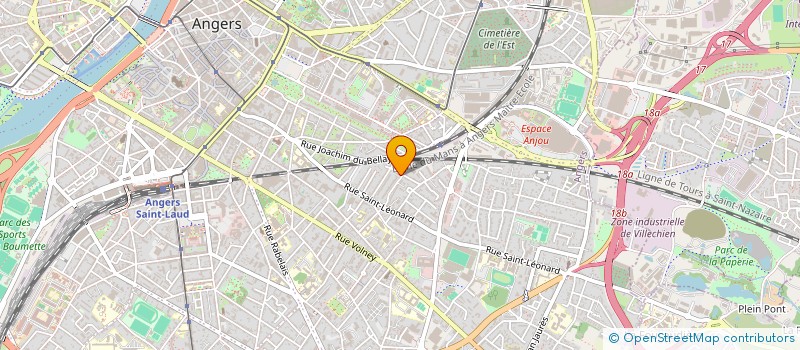 localisation de l'entreprise LE COLLECTIF 24+1  ANGERS