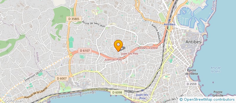 localisation de l'entreprise LE COLLECTIF à ANTIBES