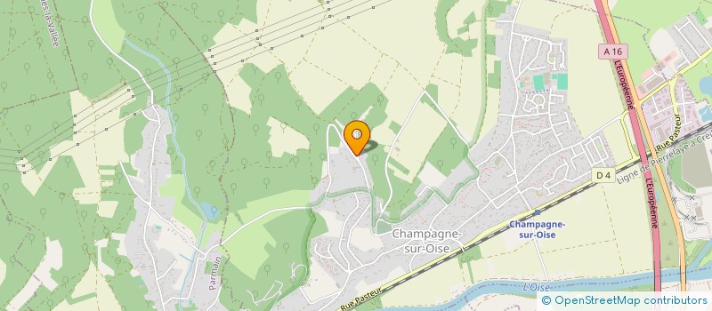 localisation de l'entreprise LE COLLECTIF  CHAMPAGNE-SUR-OISE