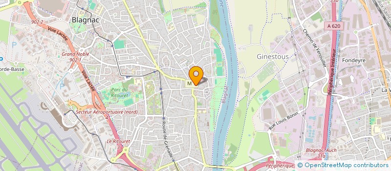 localisation de l'entreprise LE COLLECTIF  BLAGNAC