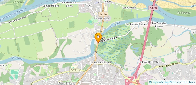 localisation de l'entreprise LE COLLECTIF ANDEGAVE à ANGERS