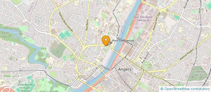 localisation de l'entreprise LE COLLECTIF BLAST à ANGERS