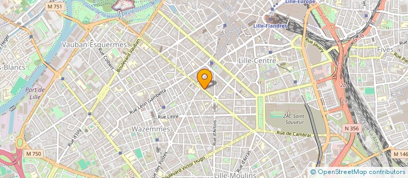 localisation de l'entreprise LE COLLECTIF BLNK à LILLE