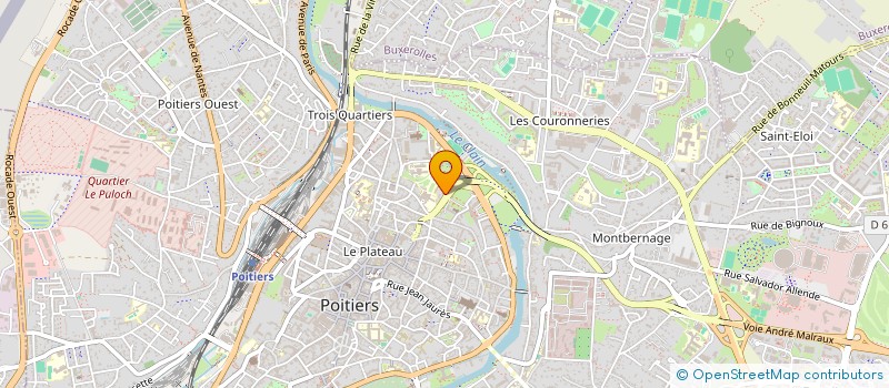 localisation de l'entreprise LE COLLECTIF DE LA MAISON à POITIERS