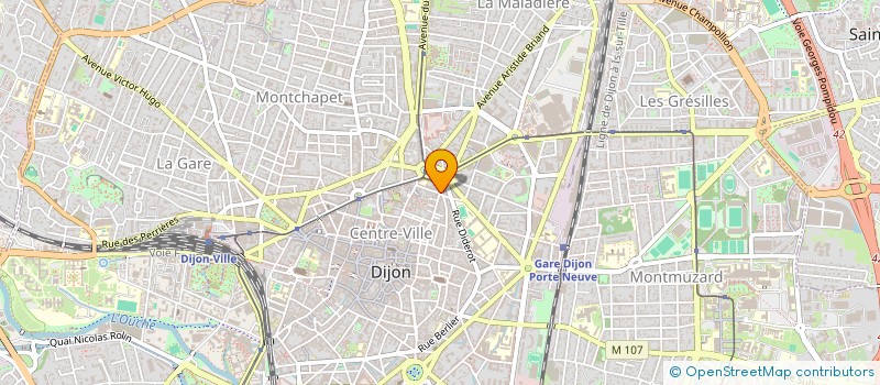 localisation de l'entreprise LE COLLECTIF DES PIEDS NICKELES  DIJON