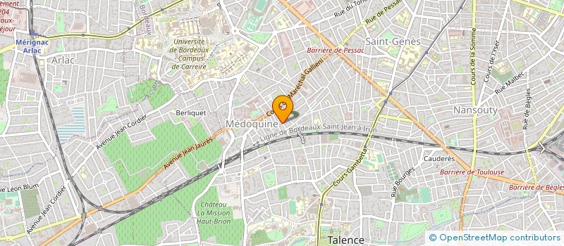 localisation de l'entreprise LE COLLECTIF DES SOEURS FUSIBLES  TALENCE