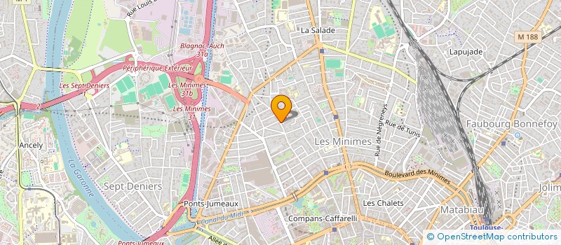 localisation de l'entreprise LE COLLECTIF LES GERMES à TOULOUSE