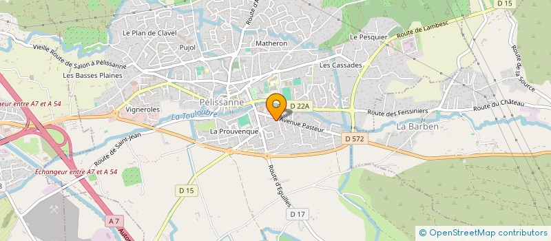 localisation de l'entreprise LE COLLECTIF PELISSANNAIS : COMMERCES ET ENTREPRISES  PELISSANNE