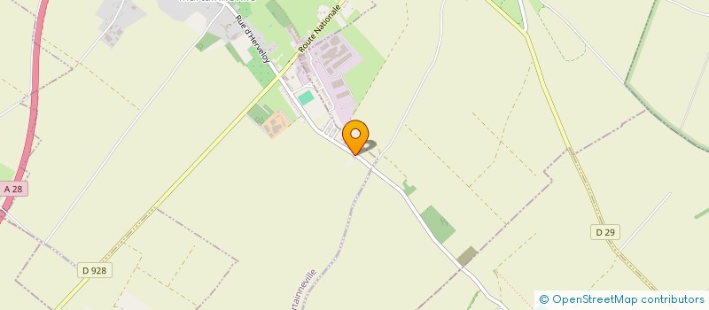 localisation de l'entreprise LE COLLECTIF PERDU  MARTAINNEVILLE