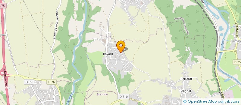 localisation de l'entreprise LE COLLECTIF RURAL DE L'IMAGINAIRE  BRASSAC-LES-MINES