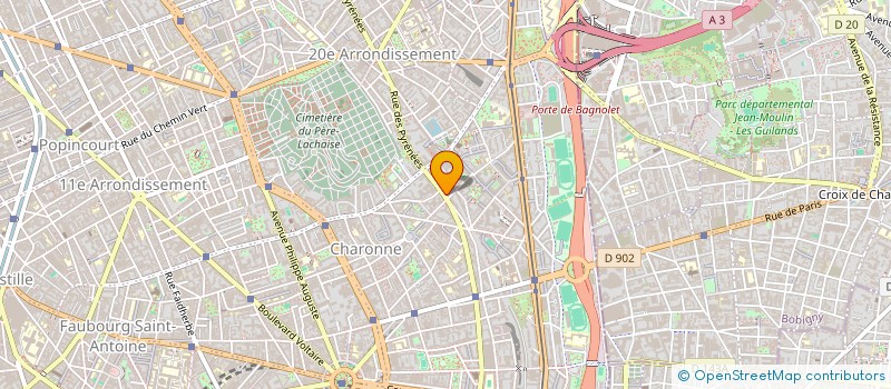 localisation de l'entreprise LE COLLEGE - FONDS DE DOTATION  PARIS