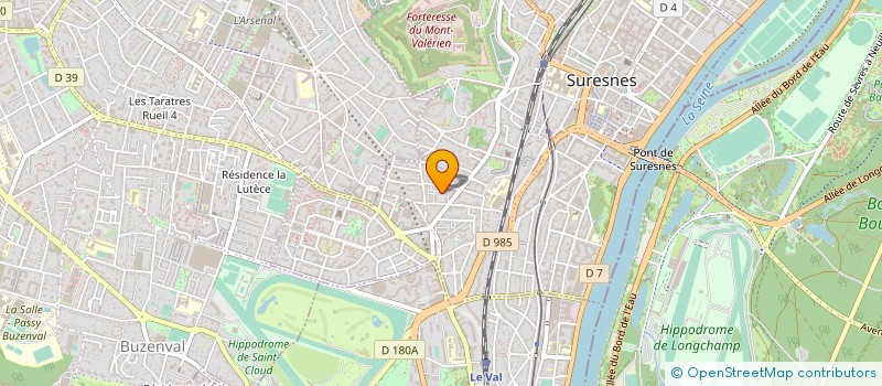 localisation de l'entreprise LE COLLEGIUM CANTORBERY à SURESNES
