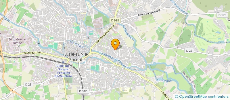 localisation de l'entreprise LE COLLET  L'ISLE-SUR-LA-SORGUE