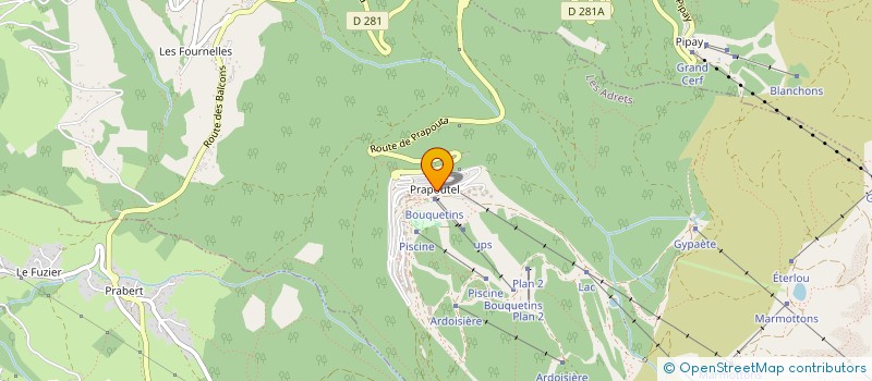 localisation de l'entreprise LE COLLET à LES ADRETS