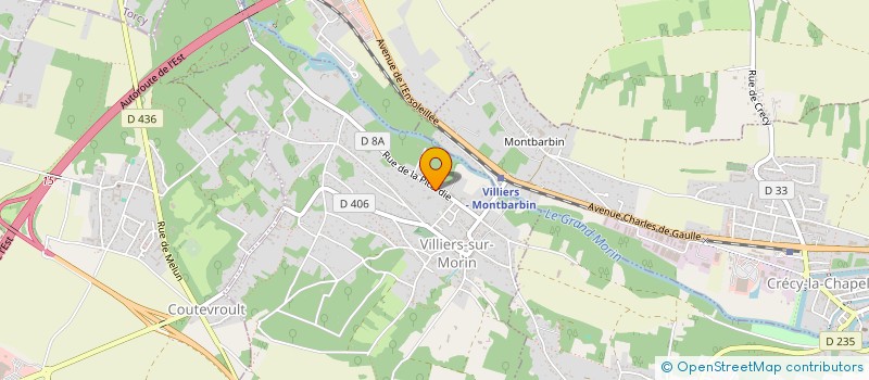 localisation de l'entreprise LE COLLET DE BUFFLE à VILLIERS-SUR-MORIN