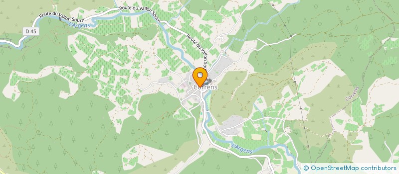 localisation de l'entreprise LE COLLET-DE-RICOU à CORRENS