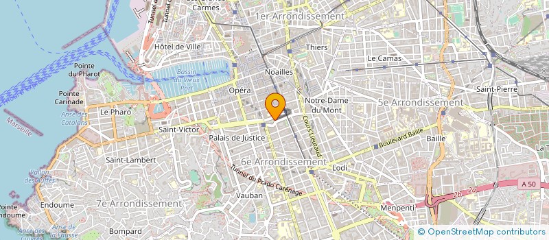 localisation de l'entreprise LE COLLET DES COMTES SOC IMMOB à MARSEILLE