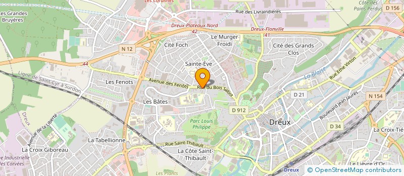 localisation de l'entreprise LE COLMAR à DREUX
